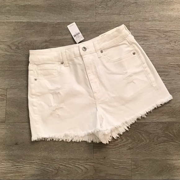 American Eagle Outfitters Pants - American Eagle White Distressed Shorts